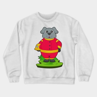 Dog Firefighter Fire department Crewneck Sweatshirt